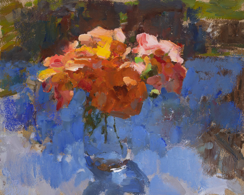 A moment with roses