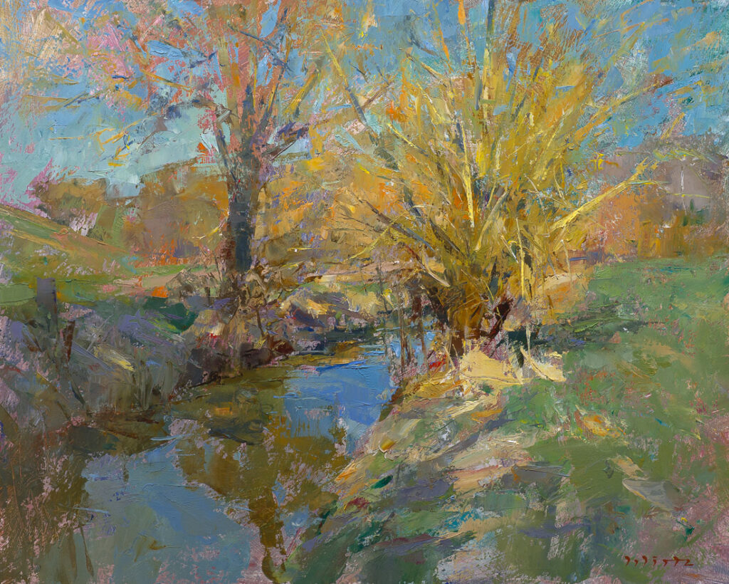 Die Volkach bei Obervolkach