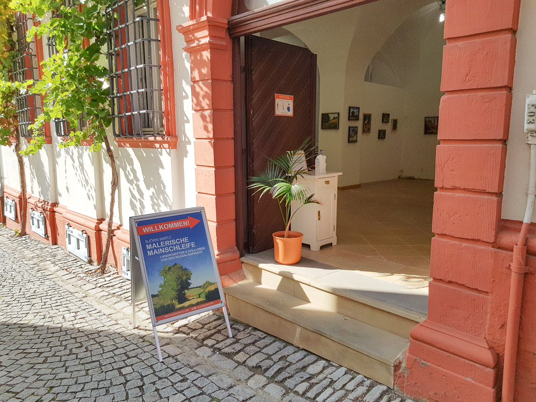Entry to Malerische Mainschleife exhibition