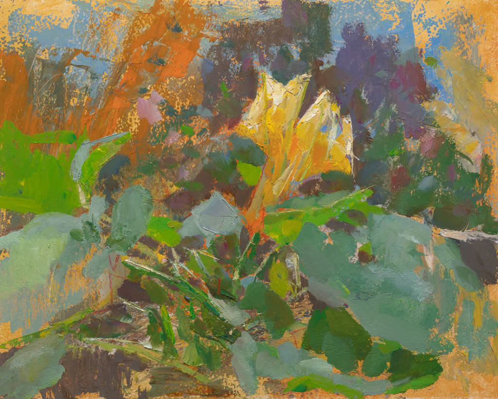 Kürbisblüte III
