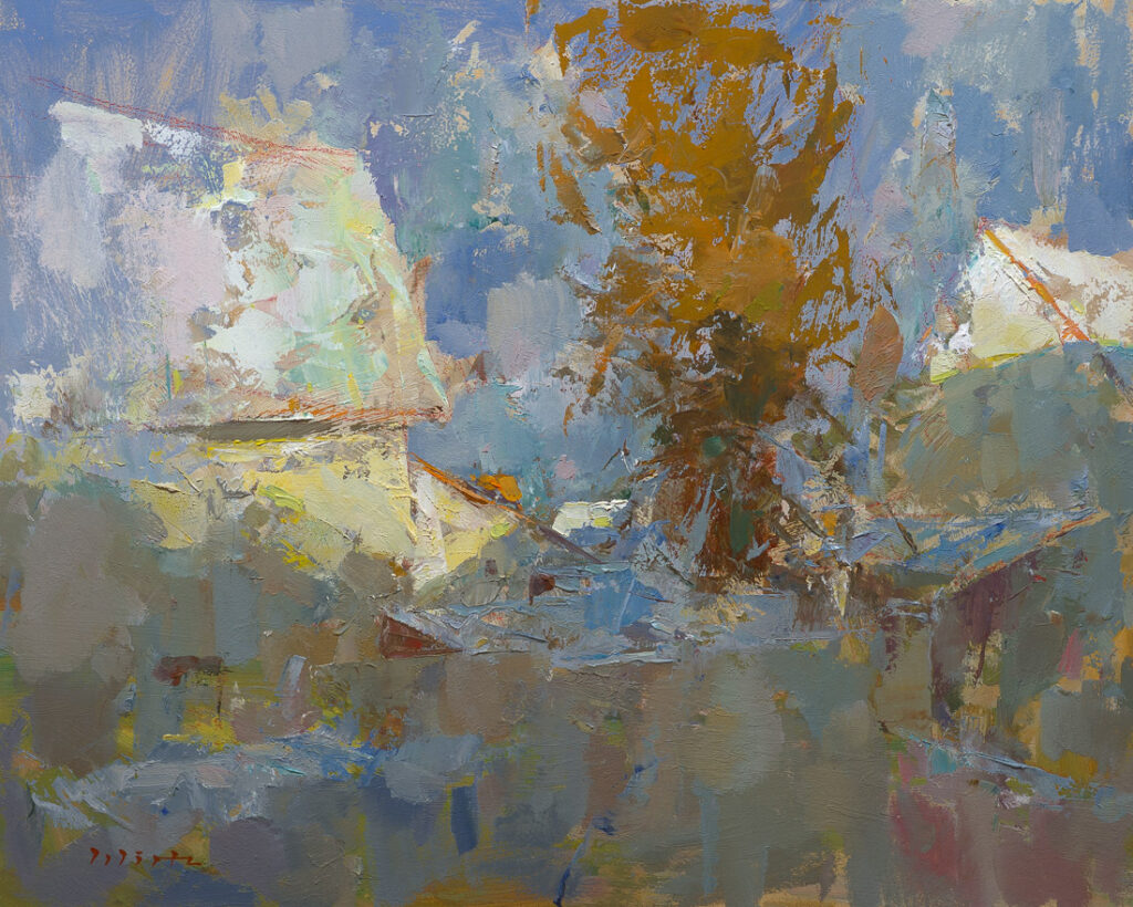 Wintersicht vom Fenster I