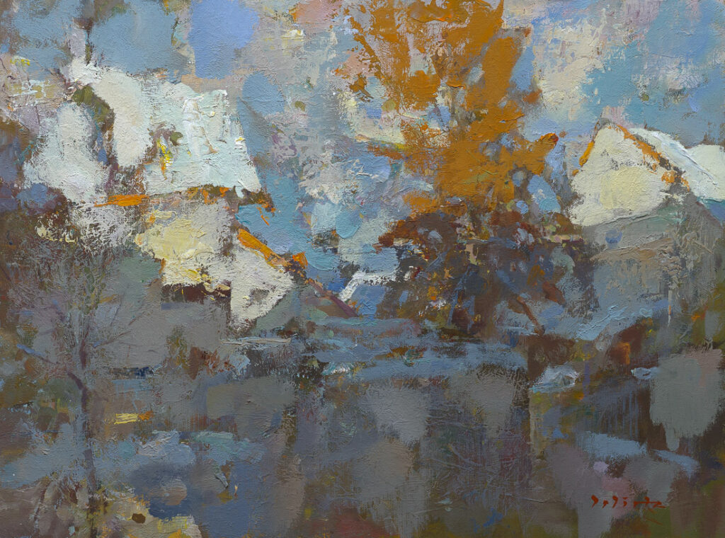 Wintersicht vom Fenster II